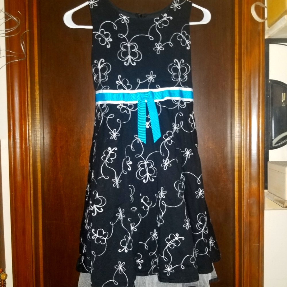 Formal with floral embroidery